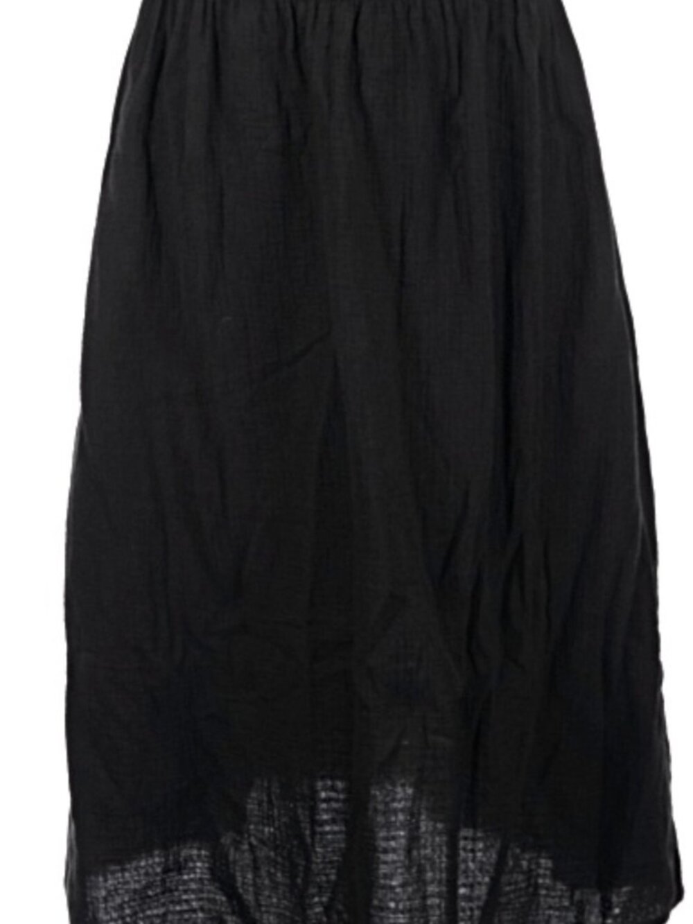 Lucy & Yak Faye Cotton Gauze Midi Dress Black UK 16/US 12 Sold Out EUC - Picture 4 of 5